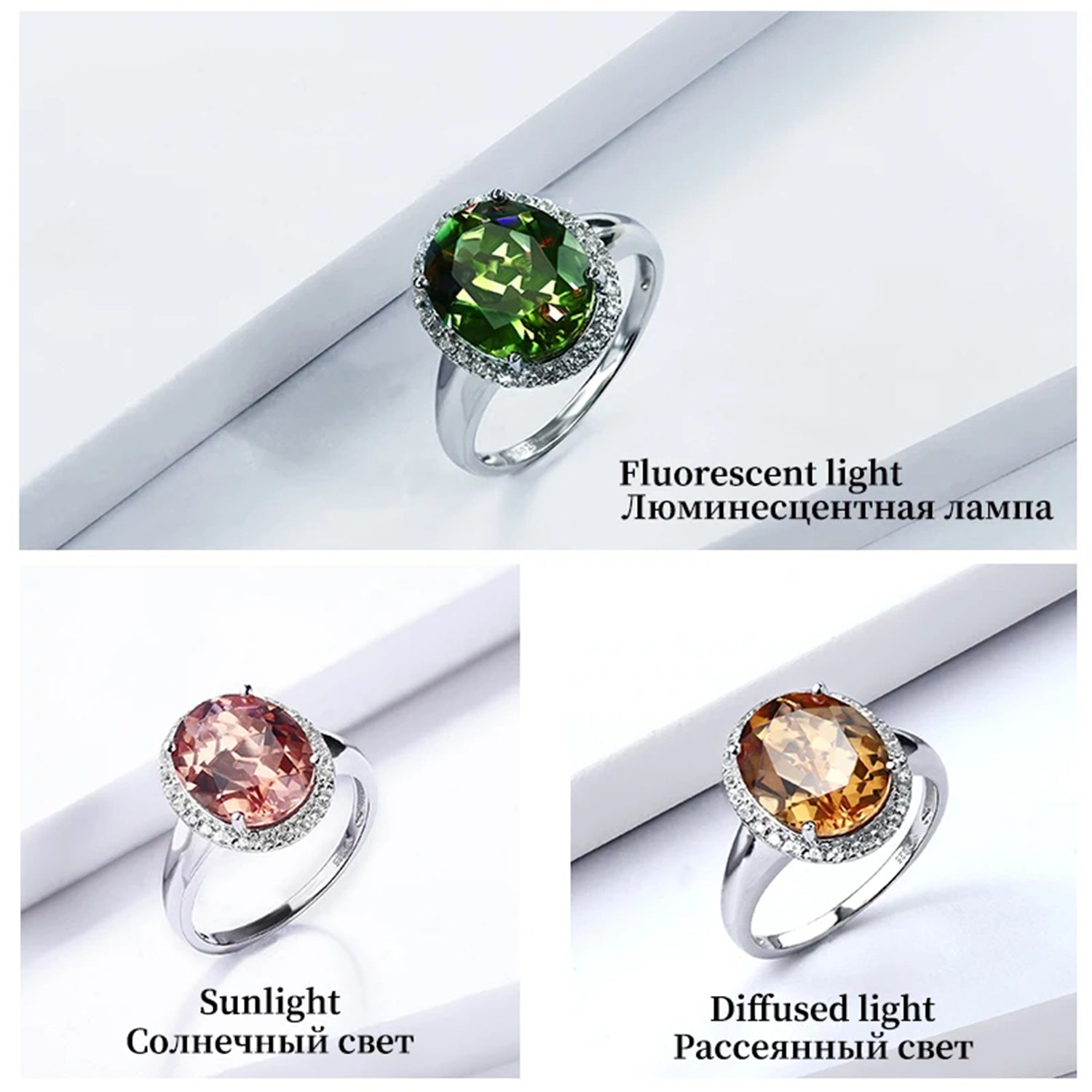 Zultanite Color-Change Stone Ring